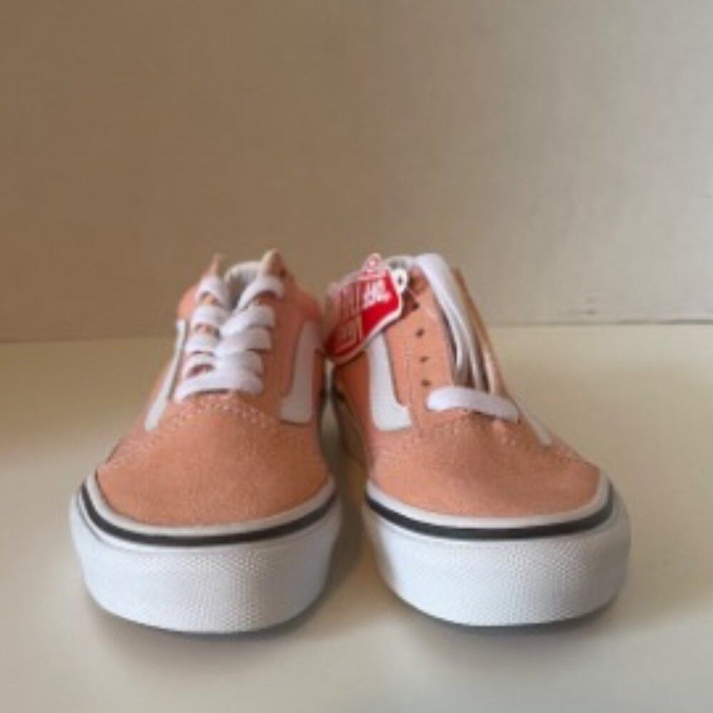 Vans Kids Girls Old Skool Sneakers Salmon/True White Size 10.5K NWOB - Picture 8 of 11